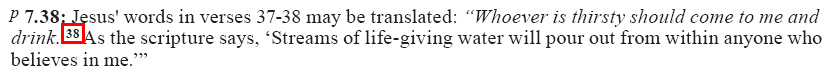 John 7.38 (GNT)