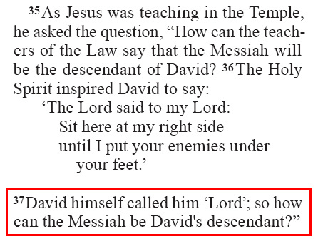 Mark 12.37 (GNT)