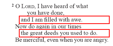 Habakkuk 3.2 (GNT)