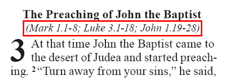 Matthew 3.1 (GNT)