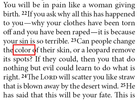 Jeremiah 13.23 (GNT)