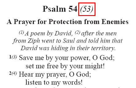 Psalm 54 (GNT - markup adapted)