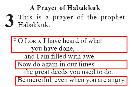 Habakkuk 3.1 (GNT)